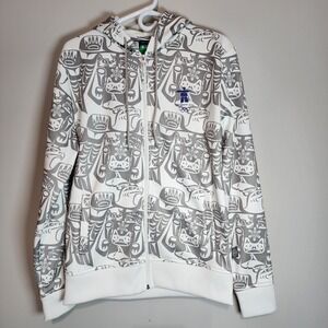 SUNICE Hoodie‎ Mens S Vancouver Olympics Haida Spirit Bear Eagle Indigenous 2010